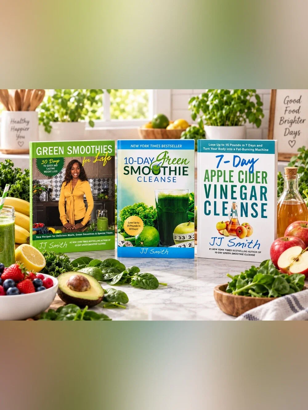 JJ Smith Healthy Living & Cleanse Collection – 3 Book Set
